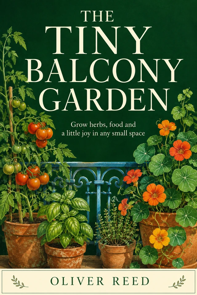 The Tiny Balcony Garden, how-to guide cover