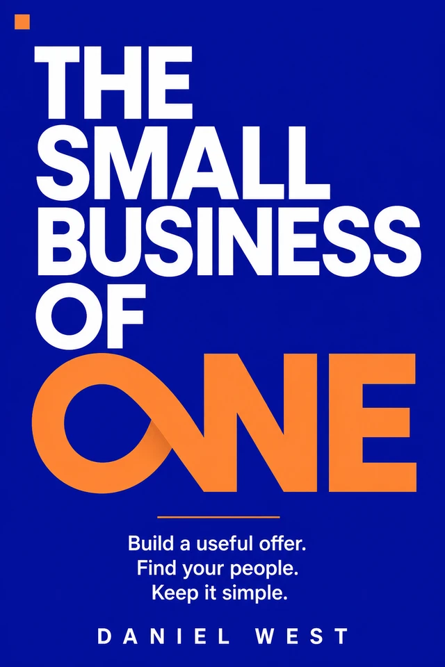 The Small Business of One, business book cover